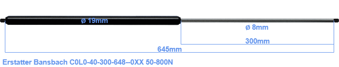 Bansbach C0L0-40-300-648--0XX