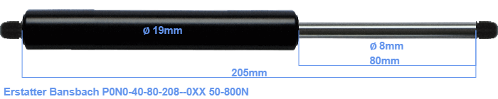 Bansbach P0N0-40-80-208--0XX