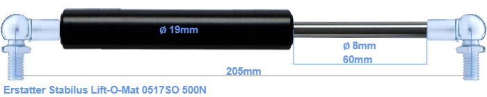Stabilus Lift-O-Mat 0517SO