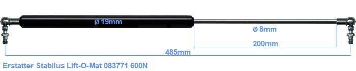 Stabilus Lift-O-Mat 083771