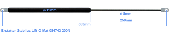 Stabilus Lift-O-Mat 084743