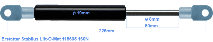 Stabilus Lift-O-Mat 118605