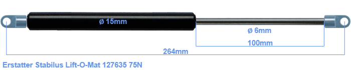 Stabilus Lift-O-Mat 127635