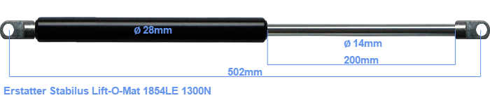 Stabilus Lift-O-Mat 1854LE