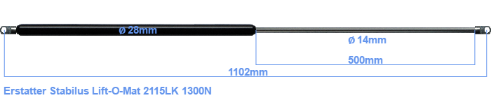 Stabilus Lift-O-Mat 2115LK