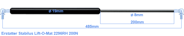 Stabilus Lift-O-Mat 2296RH