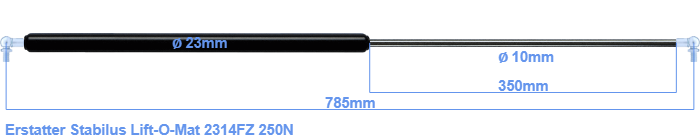 Stabilus Lift-O-Mat 2314FZ
