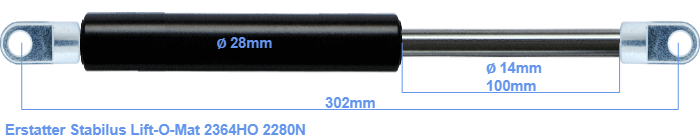 Stabilus Lift-O-Mat 2364HO