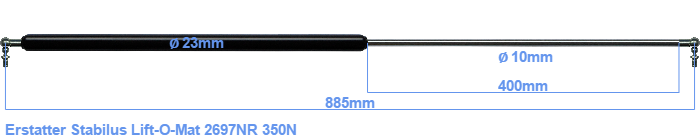 Stabilus Lift-O-Mat 2697NR
