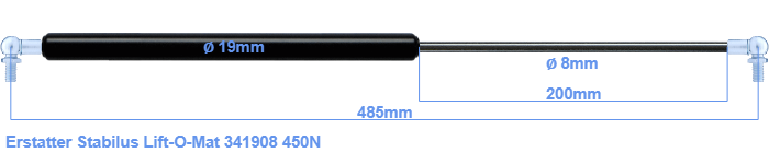 Stabilus Lift-O-Mat 341908
