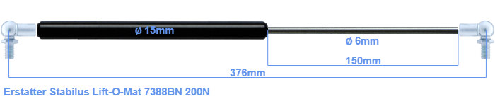 Stabilus Lift-O-Mat 7388BN
