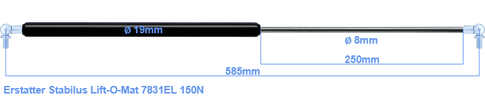 Stabilus Lift-O-Mat 7831EL