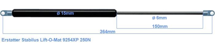 Stabilus Lift-O-Mat 9254XP