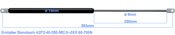 Bansbach A2F2-40-250-582,5--0XX