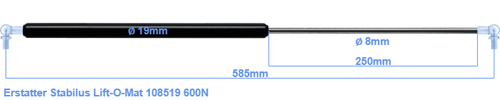 Stabilus Lift-O-Mat 108519