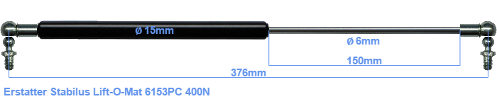 Stabilus Lift-O-Mat 6153PC