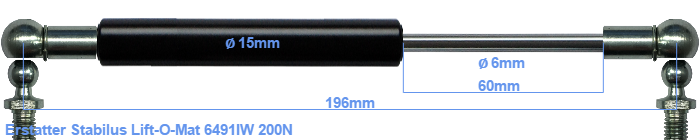 Stabilus Lift-O-Mat 6491IW