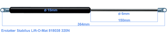 Stabilus Lift-O-Mat 818038